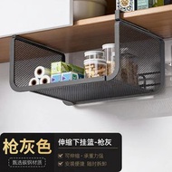 廚房置物架宿舍桌下收納懸掛分層隔板桌面掛籃櫥櫃內吊櫃掛架