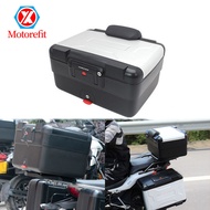 Motorcycle Top Box Expansion Trunk Helmet Storage Box Aluminum Alloy For Motorbike Tail Boxes