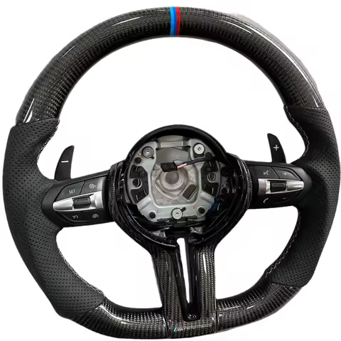 Car Carbon Fiber Replacement Steering Wheel M3 M6 carbon fiber steering wheel for 1 2 3 4 5 6 7 seri