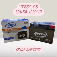 ONZA BATTERY YTZ5S 12V5AH BATERI KERING Y15ZR LC135 W125 Y16 R15 SRL110 SRL115 WAVE110 W110 EGOS NOU