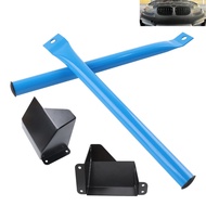 Dynamic Air Intake Scoops & Grill Bar V Brace Red BLACK For BMW E90 N52 N54 N55 Engine