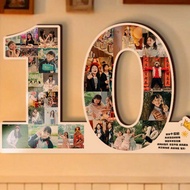 10th Anniversary Photo Frame Anniversary Creative Number Baby Photo 10th Anniversary Growth Gift Bir