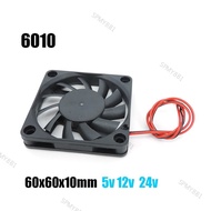 6010 6cm 60mm DC 5v 12V 24V Cooling Fan Brushless for Reprap 3D Printer Parts DC Cooler 60x60x11mm Plastic Fan 6cm  MY8B1