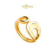 MASDORA 999 Gold Ring Rings Cincin Emas ~ Elegant Golden Spatter (EMAS 999/24K)