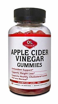 ▶$1 Shop Coupon◀  Olympian Labs Apple Cider Vinegar Gummies Immunity Detox 30 Servings, White, 60 Co