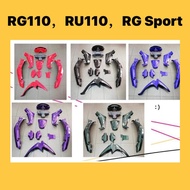 SUZUKI RG SPORT rg110 ru110 ru 110 Cover Set Coverset Caver Set Body Cover BodyCover Black Red Blue Purple Green Hitam