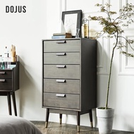 HY/💌DOJUSChest of Drawers Chest of Drawers All Imported Solid Wood Chest of Drawers Nordic Chest of 