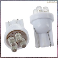 [L E U R] 2X W5W T10 501 Xenon White 4 LED Sidelight / Number Plate / Interior Bulb Light