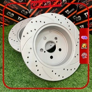 🔥 ORIGINAL TF SLOTTED & DRILLED DISC ROTOR (REAR) TOYOTA WISH ZNE10G ZGE20