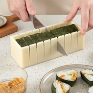 3pcs Sushi Making Kit with Rolling Mat & Rice Press, Seaweed Kimbap & Rice Roll Tools, Sushi Materia