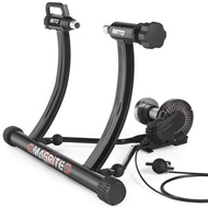 Bike Trainer Stand fits 24” to 29” Bikes - Portable Magnetic Bicycle Rollers 5 Resistance Levels, No