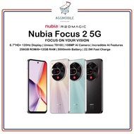 [NEW] Nubia Focus 2 5G (256GB ROM/8GB+12GB RAM | 108MP AI Camera | Incredible AI Features) 1 Year Wa