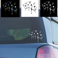 6.14X5.0Inch Fun Casino Poker Game Car Sticker