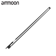 [ammoon]4/4 Violin Fiddle Bow Carbon Fiber Round Stick Ebony Frog Horsehair Well Balanced