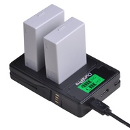 1800mAh LP-E8 LPE8 LP E8 Baery with LCD Charger for Canon EOS 550D 600D 650D 700D X4 X5 X6i X7i T2i T3i