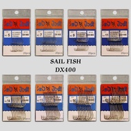 Mata Kail Udang / Ikan Sail Fish DX400 Size 5 6 7 8 9 10 11 12 13 14 15 16 17 Fishing Hook (Made In 