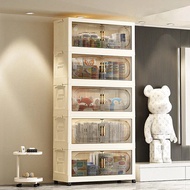 ி43cm.foldable Storage Cabinet European Style Multi-Layer Thick Material Strong Used In The Living R