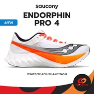 SAUCONY Men's Endorphin Pro 4 รองเท้าวิ่ง สายสปีด มีแผ่น carbon-fiber plate