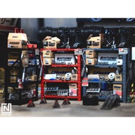 Scene Assembly Model Garage Shelf Scale 1/64 1:64