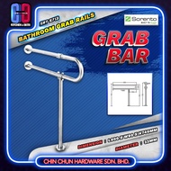 SORENTO Toilet Grab Bar | Angle Grab Bar | Stainless Steel Toilet Grab | For OKU, Old People | Pemeg