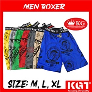 MEN BOXER LELAKI DEWASA COTTON SELUAR BOXER BOXING BOXER SHORT PANTS HOT PANTS COTTON