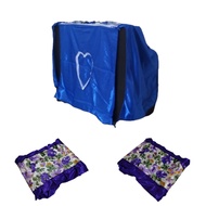 UNGU 07 TV Cover 21 INCH TO 24 INCH Purple Floral Motif