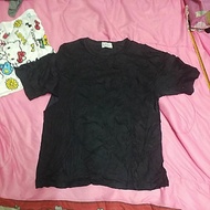bundle baju kosong  plain hitam 19x25