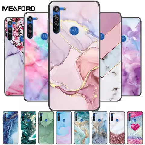 For Moto G Pro Case Marble Soft TPU Silicone Phone Cover for Motorola Moto G Stylus Case Capa Bumper