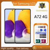 Original AMOLED For Samsung Galaxy A72 4G LCD Display Touch Screen With Frame Replacement