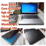 Asus X455LCore i5:5200U