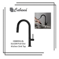 Cabana CB889SS-BL SUS304 Pillar Mounted Pull Out Kitchen Sink Tap SUS304