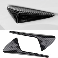 2 Pcs Side Camera Cover Compatible with Tesla Model 3 2022 2023 Model Y 2022 2023 Hardware HW 4.0 Tu
