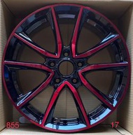 (855)17吋鋁圈 5X100 5X114 WISH HRV CIVIC MAZDA CHR CAMRY U6