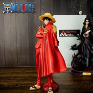 [HAYOLIFE Fashion] One Piece 20th Anniversary Cloak Red Clothes Luffy Hand Office Doll Model Animation Comic Merchandise Two-Dimensional Ornament Gift