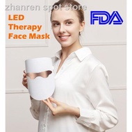 ◎LED Face Mask Light Therapy 3 Color Skin Rejuvenation Photon Facial Care Anti Aging