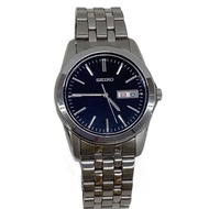 SEIKO mens watches quartz wrist watch analogues stainless Black Silver 7N43-0AM0 Direct from Japan S