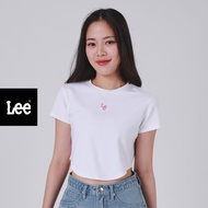 LEE เสื้อยืดแขนสั้นผู้หญิง คอลเลคชั่น Lee Pink รุ่น LE S225WTSSN18