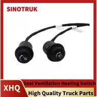 Seat Ventilation Heating Switch for SINTRUK HOWO TX T7H SITRAK C7H G7 HOHAN Cab Aviation Seat Temper