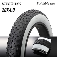 HONGYANG 20x4.0 26X4.0 Fat Tire E-bike Tire 20inch 26X4.0 Snow Tire 30TPI 20x4.0 Foldable Fat tire &amp; tube Ebike MTB Bicycle tire