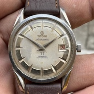 ARLOJI JAM TANGAN KUNO SWISS TITONI AIRMASTER 77 JEWELS ORI COSMOKING SEASCOPER SPACE STAR