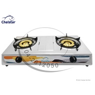 Chelstar Dapur Dua Tungku(J-3333K)Chelstar Double Burner Table Top(J-3333K)Chelstar双炉台面(J-3333K)