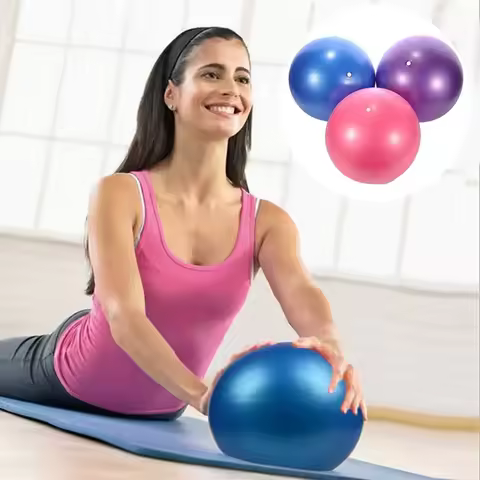 1PC Frosted Thickened Exercise Clip Back Ball Fitness Ball Pilates Yoga Ball Indoor Balance Exercise