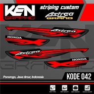 ASTREA GRAND/ MOTORCYCLE STICKER ASTREA GRAND/ DECAL ASTREA VARIATION DECAL/CODE 042