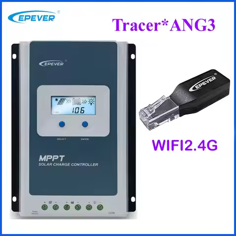 EPEVER New Generation TracerANG3 10A 20A 30A 40A with WIFI2.4G Mobile App 12V24V MPPT Solar Charger 