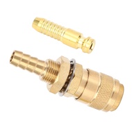 Water Cooled Gas Adapter Brass Welding Torch Gas Water Quick Connector For PTA DB MIG TIG 6mm/0.24in