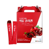 [HiHealth] Isoflavone Fermented Pomegranate Collagen Jelly Sticks, 80 Sticks, 1.6kg (1 Pack),Skin Hy