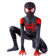 Childen Spider Man Costume Superhero Spiderman Miles Morales Cosplay