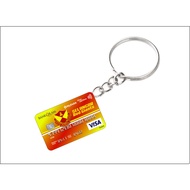 bank islam team selangor red giants atm debitcard keychain 2d