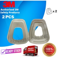 3M 501 Filter Retainer [2 Pcs in 1 Pack] For 3M 5935 P3R 3M Gas Mask Painting Filter Respirator