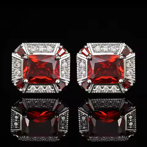 Fashion Male French Shirt Cufflink Luxury Quality Crystal Cufflinks For Mens Business Cuff Buttons W